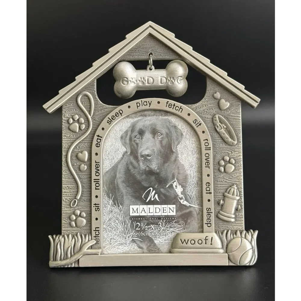 Vintage Dog Photo Frame 2.5